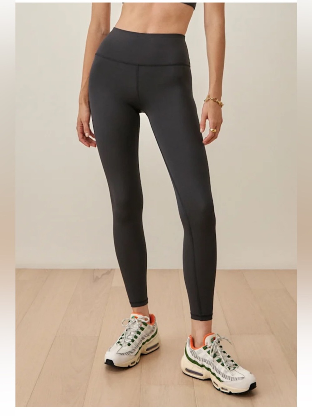 Reformation black EcoMove  High-Rise Leggings M NWT